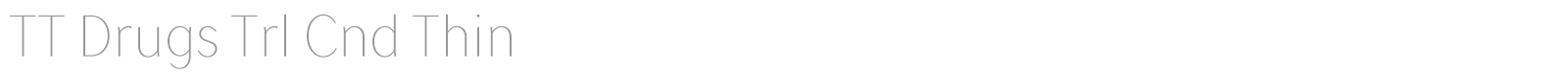 TT Drugs font preview